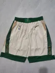 Short de basket Boston Celtics 2024 City Edition, couleur crème