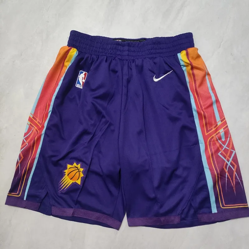 Phoenix Suns 2024 City Edition Purple Basketball Shorts