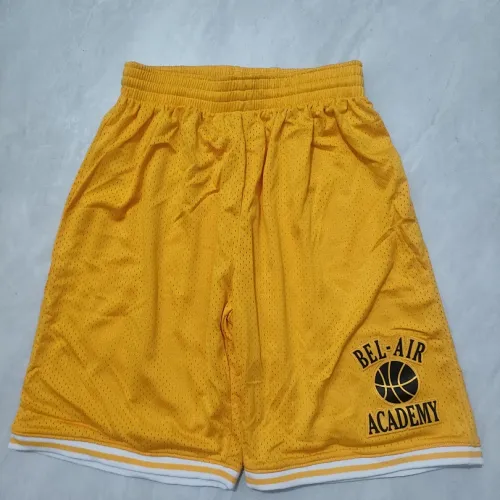 Toronto Raptors Throwback Yellow Basketball Shorts