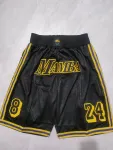 Los Angeles Lakers Black Basketball Shorts
