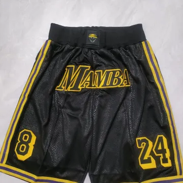 Los Angeles Lakers Black Basketball Shorts