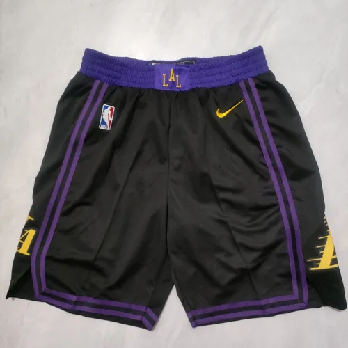 Los Angeles Lakers 2024 City Edition Black Basketball Shorts
