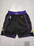 Los Angeles Lakers 2024 City Edition Black Basketball Shorts