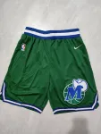 Dallas Mavericks Green Basketball Shorts