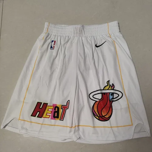 Miami Heat 2023 City Edition White Basketball Shorts
