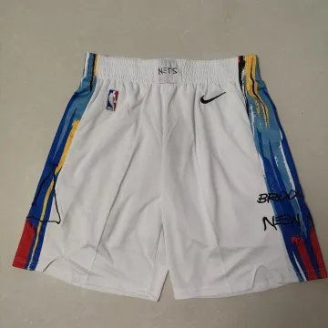 Brooklyn Nets 2023 City Edition White Basketball Shorts