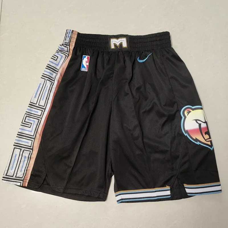Memphis Grizzlies 2023 City Edition Black Basketball Shorts