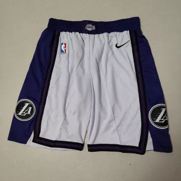 Los Angeles Lakers 2023 City Edition White Basketball Shorts