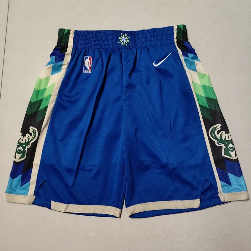 Milwaukee Bucks 2023 Blue Basketball Shorts