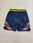Denver Nuggets 75th Anniversary Throwback Navy Basketball Shorts
