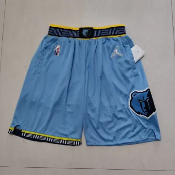 Memphis Grizzlies 75th Anniversary Throwback Pocket Blue Basketball Shorts