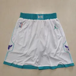 Charlotte Hornets Pocket White Basketball Shorts - product photo Charlotte Hornets Pocket White Basketball Shorts