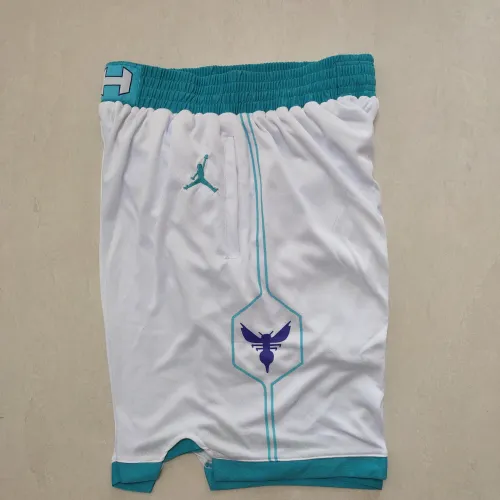 Charlotte Hornets Pocket White Basketball Shorts