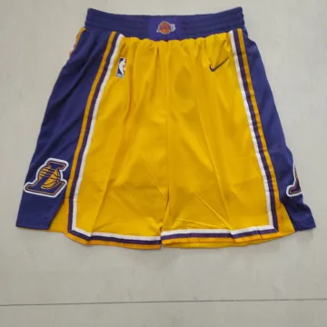 Los Angeles Lakers Yellow Youth Basketball Shorts