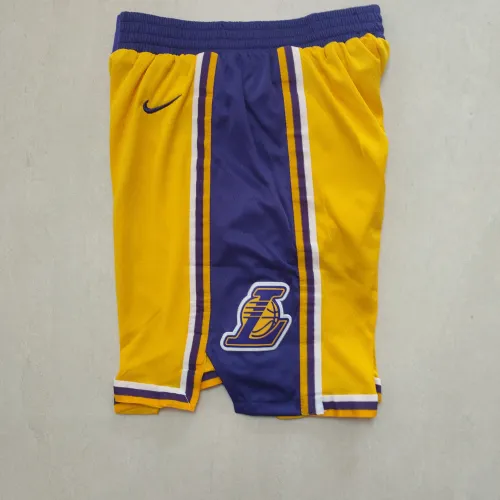 Los Angeles Lakers Yellow Youth Basketball Shorts