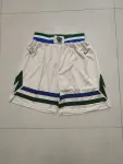 Milwaukee Bucks Cream Basketball Shorts