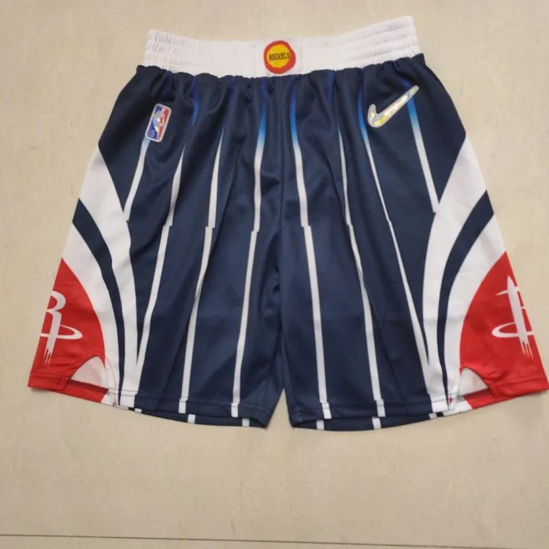 Houston Rockets 75th Anniversary Throwback Basketball Shorts