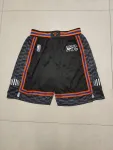 New York Knicks 75th Anniversary Throwback Black Basketball Shorts