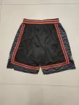 New York Knicks 75th Anniversary Throwback Black Basketball Shorts