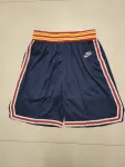 Golden State Warriors 75th Anniversary Throwback Navy Basketball Shorts
