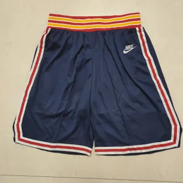 Golden State Warriors 75th Anniversary Throwback Navy Basketball Shorts