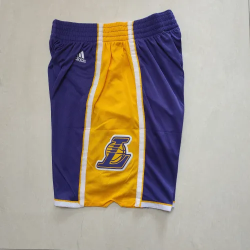 Los Angeles Lakers Throwback Purple Basketball Shorts
