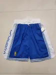 Los Angeles Lakers Throwback Pocket Blue Basketball Shorts