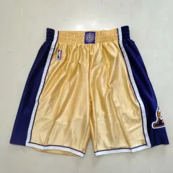 Los Angeles Lakers Hall of Fame Gold Basketball Shorts - product photo Los Angeles Lakers Hall of Fame Gold Basketball Shorts