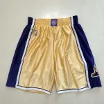 Short de basket doré « Hall of Fame » des Lakers de Los Angeles