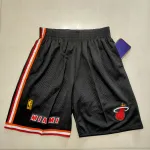 Miami Heat Pocket Black Basketball Shorts