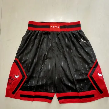 Chicago Bulls Black Stripe Basketball Shorts