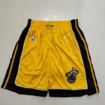 Miami Heat Yellow Basketball Shorts