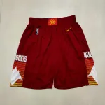 Denver Nuggets City Edition Red Basketball Shorts