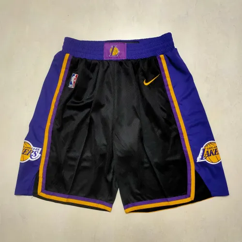 Short de basket noir des Lakers de Los Angeles