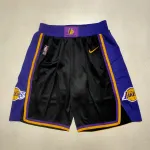 Los Angeles Lakers Black Basketball Shorts