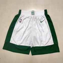 Boston Celtics City Edition White Basketball Shorts - product photo Boston Celtics City Edition White Basketball Shorts