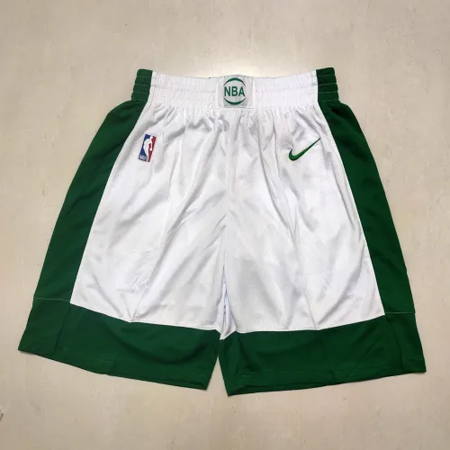 Boston Celtics City Edition – Weiße Basketball-Shorts