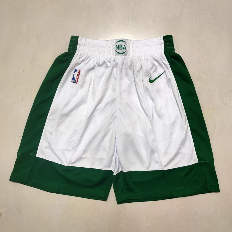 Boston Celtics City Edition White Basketball Shorts