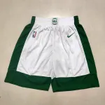 Boston Celtics City Edition White Basketball Shorts