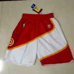 Atlanta Hawks Red Basketball Shorts