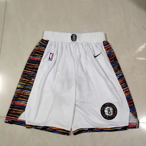 Brooklyn Nets City Edition White Basketball Shorts