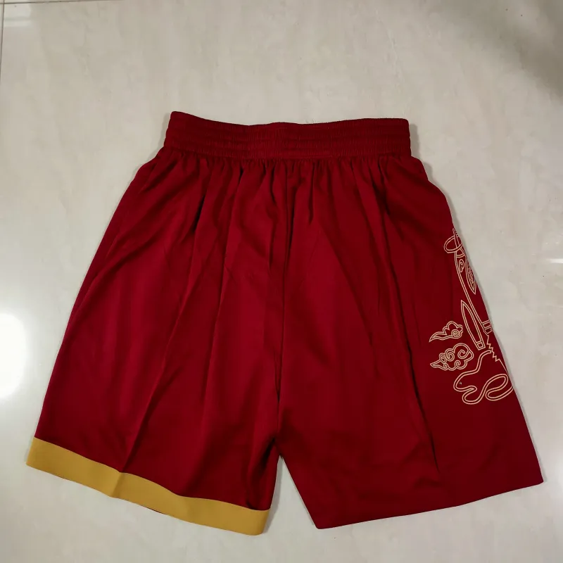 Houston Rockets City Edition Red Basketball Shorts