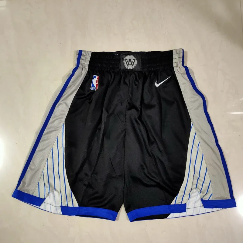 Golden State Warriors City Edition Black Basketball Shorts