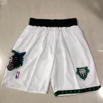 Minnesota Timberwolves Throwback White Basketball Shorts