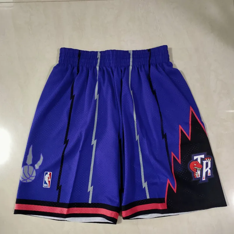 Short de basket-ball violet « Throwback » des Raptors de Toronto