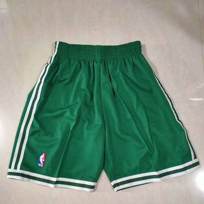 Boston Celtics Throwback Green Basketball Shorts