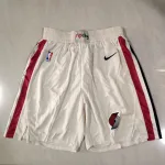 Portland Trail Blazers City Edition Cream Basketball Shorts