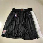 Pantaloncini da basket neri Portland Trail Blazers City Edition