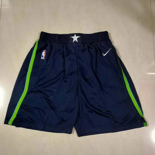 Pantalones cortos de baloncesto azul marino de los Dallas Mavericks