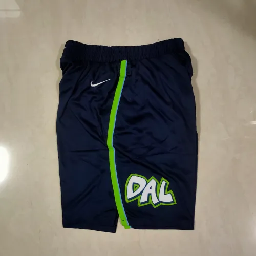Pantaloncini da basket blu navy dei Dallas Mavericks